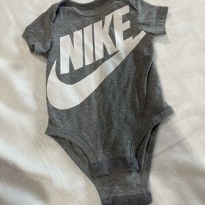 Nike Charcoal Gray Kids Bodysuit